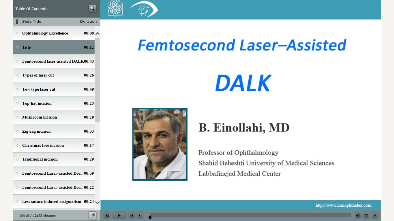 Femtosecond Laser-Assisted DALK